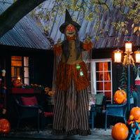 Halloween Animatronic Hexe Zaubertrank Deko 183cm Beweglich