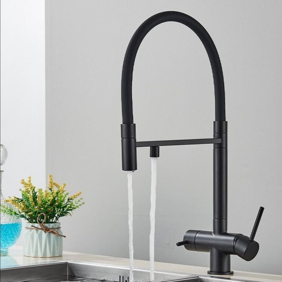 Küchenarmatur 3 Wege Trinkwasserhahn Wasserhahn Mischbatterie Osmose