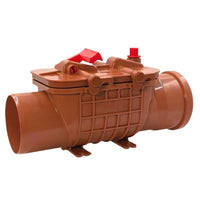 Rückstauklappe Doppelt 110mm DN110 HT KG Rohr Abwasser Rückstausicherung