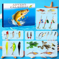 Adventskalender Angeln 24 Köder Weihnachtskalender Fischer Angelköder