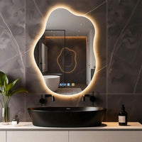 Badspiegel LED Beleuchtung Wandspiegel Touch Beschlagfrei Heizung