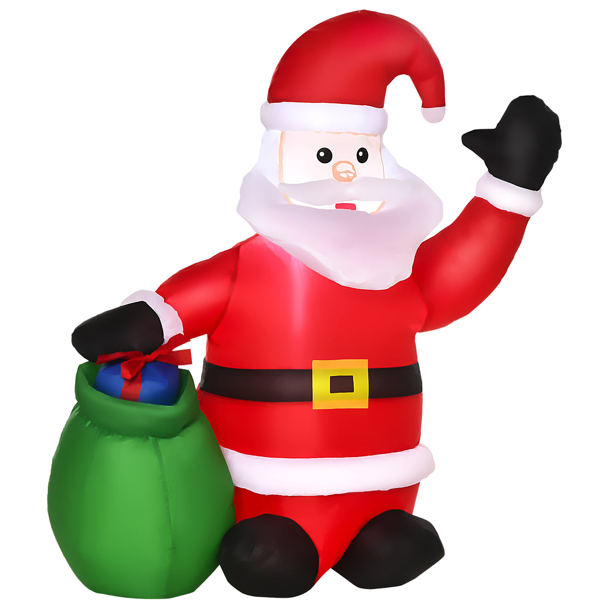 Aufblasbarer Weihnachtsmann 120cm Outdoor Weihnachtsdekoration Gebläse