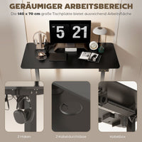 Stehpult Höhenverstellbar Computertisch Schreibtisch 140x70x116cm Tisch