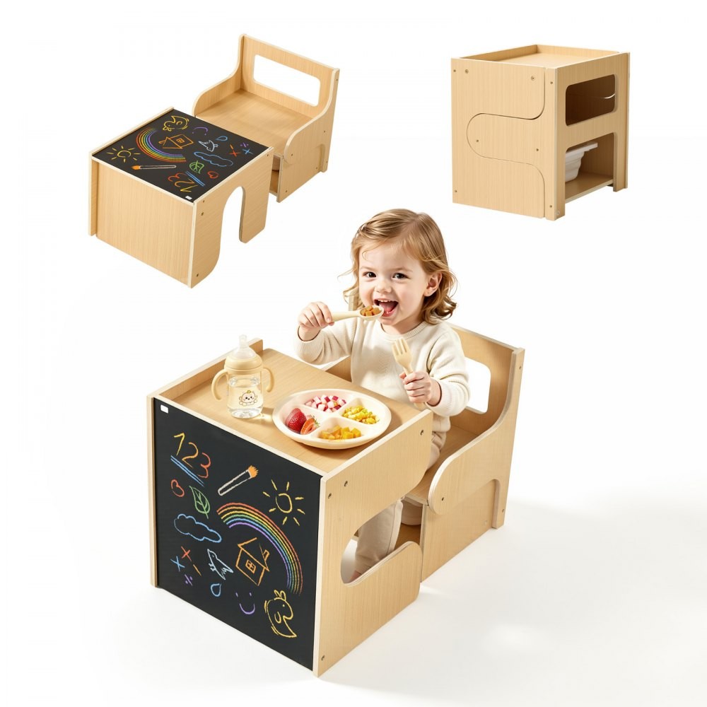 Kindersitzgruppe Tisch Stuhl Holz Tafel Stauraum 1-5 Jahre