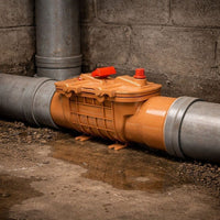 Rückstauklappe Doppelt 110mm DN110 HT KG Rohr Abwasser Rückstausicherung