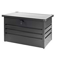 Gerätebox Aufbewahrungsbox Stahlblech 100x62x64 cm 270 L Anthrazit