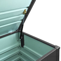 Gerätebox Aufbewahrungsbox Stahlblech 100x62x64 cm 270 L Anthrazit