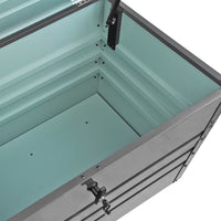 Gerätebox Aufbewahrungsbox Stahlblech 100x62x64 cm 270 L Anthrazit