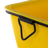 Mörtelkasten 200L Kasten Eimer Baukasten Baueimer Stahlrahmen TÜV GS Stahlrohrrahmen