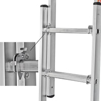 Aluminium Mehrzweckleiter Gerüst Arbeitsplattform 3in1 Bockleiter Anlegeleiter