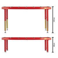 Rollenbahn Rollband Tisch Höhenverstellbar 400kg Rollentisch