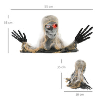 Halloween Dekoration Mumie 55x18x35cm Biegsame Arme