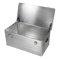 Aluboxen 3er Set 45 90 140 Liter Alukisten Transportboxen Stapelboxen