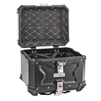 Motorradkoffer 45L Aluminium Topcase Helmkoffer Koffer