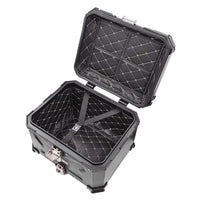 Motorradkoffer 45L Aluminium Topcase Helmkoffer Koffer