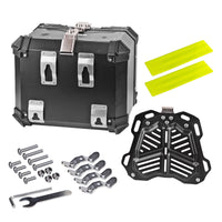 Motorradkoffer 45L Aluminium Topcase Helmkoffer Koffer