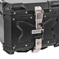Motorradkoffer 45L Aluminium Topcase Helmkoffer Koffer