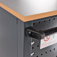 Mobile Werkbank Werktisch Werkstattschrank Arbeitstisch 180x48x104cm