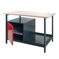 Werkbank Werktisch Arbeitstisch Werkstatt 120x60 cm Buchenplatte 500 kg