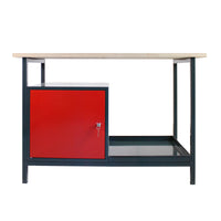 Werkbank Werktisch Arbeitstisch Werkstatt 120x60 cm Buchenplatte 500 kg