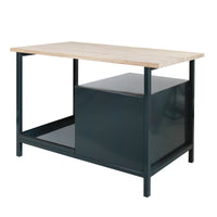 Werkbank Werktisch Arbeitstisch Werkstatt 120x60 cm Buchenplatte 500 kg