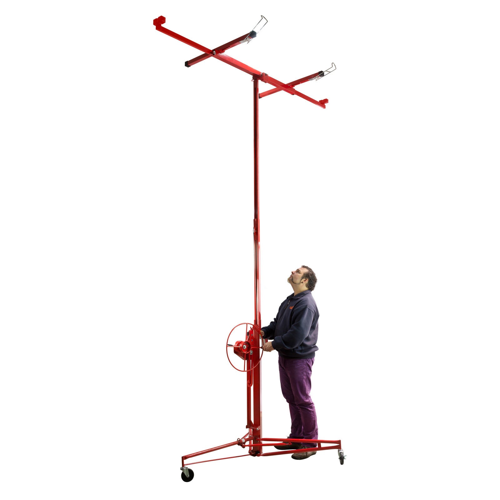 Paneelheber Plattenheber Montierhilfe Trockenbau 345cm 68kg Deckenlift