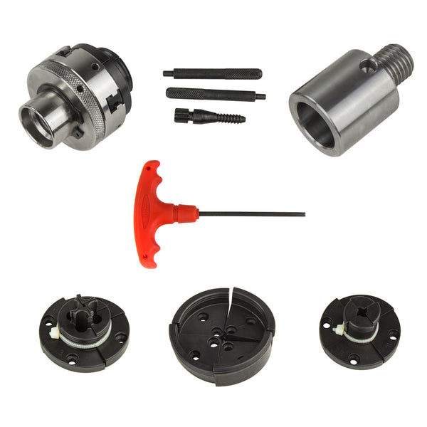 Mini 4 Backenfutter Set selbstzentrierend 0-69mm M33 Adapter Drechseln