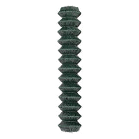 Maschendrahtzaun 125 cm Höhe 25 m Länge Grün Verzinkt 60x60 mm Gartenzaun
