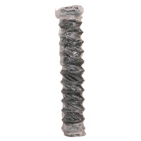 Maschendrahtzaun 125 cm Höhe 25 m Länge Grün Verzinkt 60x60 mm Gartenzaun
