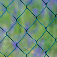 Maschendrahtzaun 125 cm Höhe 25 m Länge Grün Verzinkt 60x60 mm Gartenzaun