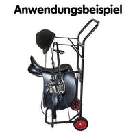 Sattelcaddy Sattelwagen Sattelhalter Sattel Trense Zaumzeug Sattelraum