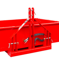 Heckcontainer Heckmulde Transportcontainer Mulde hydraulisch 125x180x40 cm