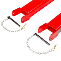 2 Gabelverlängerungen 180x12,5x7,2 Gabelschuhe Zinkenverlängerung Stapler