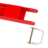 Gabelverlängerungen 220cm Gabelstapler Zinkenverlängerung 2800kg Typ 3