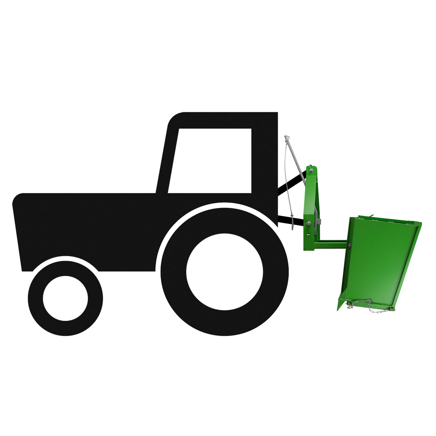 Heckcontainer 1000S Basic Transportbox Dreipunktanbau Traktor Schlepper