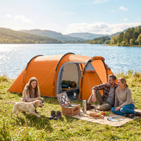Tunnelzelt Campingzelt Outdoor Camping 426x206x154cm Wasserdicht