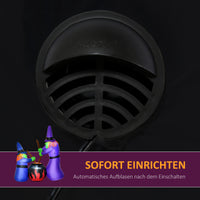 Halloween Aufblasbare Hexe Hexenkessel LED Beleuchtung Halloween Deko