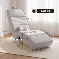 Relaxsessel Elektrisch Massagesessel Liegefunktion Wärmefunktion Vibration
