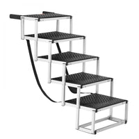 Hundetreppe Rampe Hunderampe Einstiegshilfe Hund 5-Stufen bis 68 kg