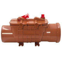 Rückstauklappe Doppelt 110mm DN110 HT KG Rohr Abwasser Rückstausicherung