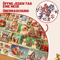 1000tlg Puzzle Adventskalender Weihnachten 24 Tagesfächer Countdown