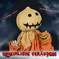 Halloween Vogelscheuche Dekoration Beweglich Geräusche Batteriebetrieben