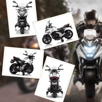 Kinder Elektro-Motorrad Honda 12V Kindermotorrad Stützräder Motorrad