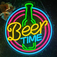 Cold Beer LED Neon Schild Leuchtschild Bar Kneipe Partykeller Deko