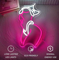 LED Neon Schild Sexy Lady Silhouette Wanddeko Leuchtreklame Bar