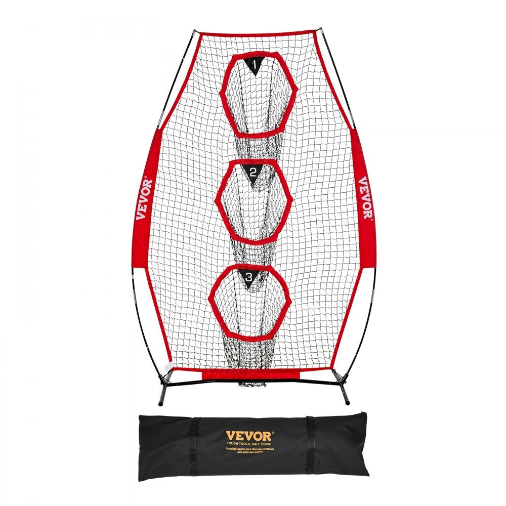 Fußballtrainer Wurfnetz Übungsnetz 168x77x245cm 3 Zieltaschen
