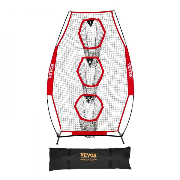 Fußballtrainer Wurfnetz Übungsnetz 168x77x245cm 3 Zieltaschen