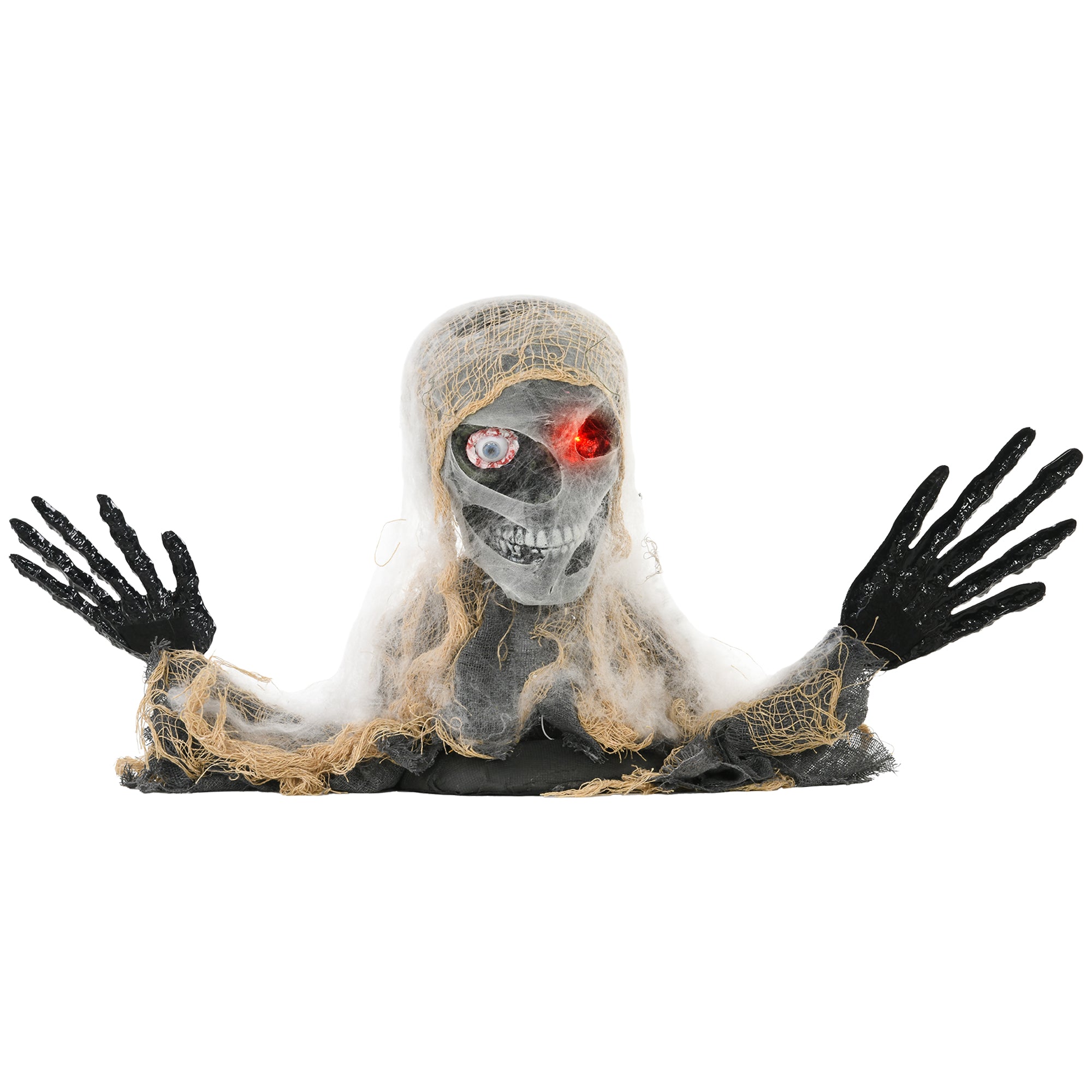 Halloween Dekoration Mumie 55x18x35cm Biegsame Arme