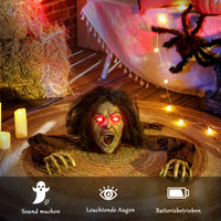 Halloween Kriechende Zombie Dekoration Sounds Lichter Batteriebetrieb