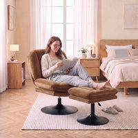 Loungesessel Hocker 360° Höhenverstellbar Sessel Möbel